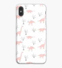 Pink Dinosaurs iPhone XS Max Case