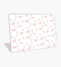 Pink Dinosaurs Laptop Skin