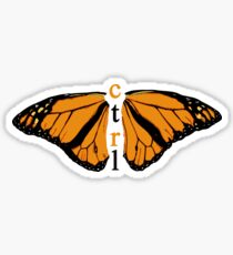 CTRL BUTTERFLY Sticker