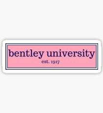 Bentley University VV Sticker