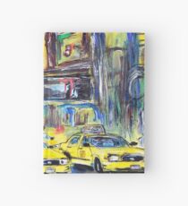 Taxis in New York Hardcover Journal