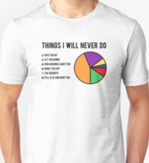 Things I will never do Unisex T-Shirt