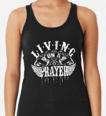 Living On a Prayer Racerback Tank Top
