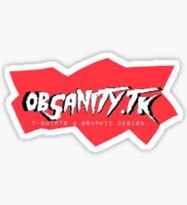 Obsanity - Graphic Design Sticker