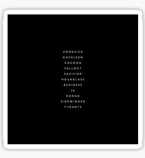 Catfish and the Bottlemen - The Balcony Sticker