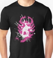 My hands are dirty Pink and White Unisex T-Shirt