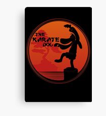 The Karate Dog Canvas Print