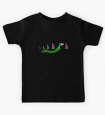 Evolution of Purple Tentacle Green Ooze Kids Tee