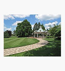 Victorian Gazebo in Spring Photographic Print