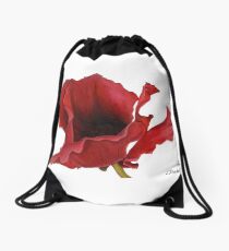Poppy By Dianna Derhak Drawstring Bag