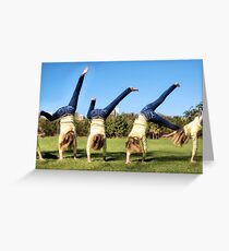 'Cartwheel' Greeting Card