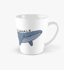 Taza cónica 'Oh ballena' Ilustración de ballena 1