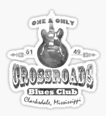 Pegatina Black Crossroads Blues Club
