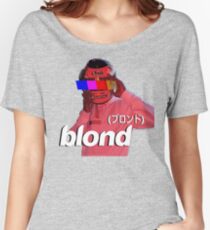 Frank Ocean Blond Helmet Logo Women's Relaxed Fit T-Shirt