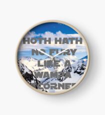 HOTH HATH NO FURY LIKE A WAMPA SCORNED Clock
