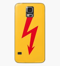 Flash / Blitz / Éclair / Rayo / Fulmine (Red) Case/Skin for Samsung Galaxy