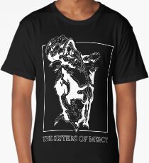 The Sisters Of Mercy - The Worlds End - Front Black and White Long T-Shirt