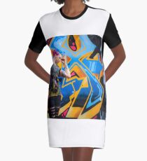Graffiti model Graphic T-Shirt Dress