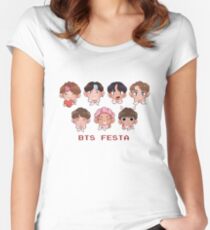 BTS FESTA! Women's Fitted Scoop T-Shirt