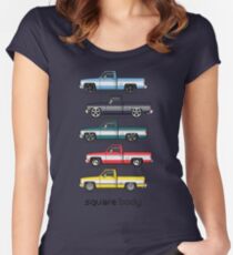 1981-1987 pickup trucks Women's Fitted Scoop T-Shirt