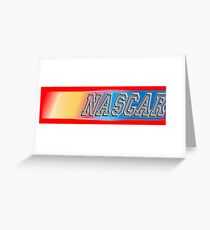 NASCAR, MOTORSPORT, CAR, RACE, RACING, National Association for Stock Car Auto Racing Greeting Card