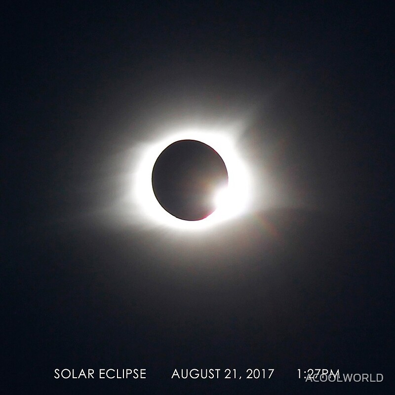 "Solar Eclipse 2017" by ACOOLWORLD | Redbubble