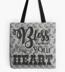 Bless Your Heart - Floral Tote Bag