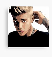 Justin Beiber Canvas Print