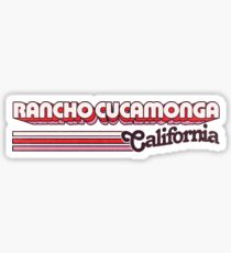 Rancho Cucamonga, CA | City Stripes Sticker