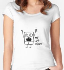 Me Hoy Minoy Spongebob Meme Fitted Scoop T-Shirt