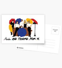 I'll Be There For You - Umbrellas Postcards
