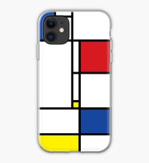 Mondrian Minimalist De Stijl Modern Art iPhone Case