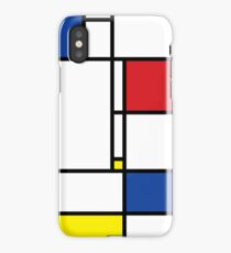 Mondrian Minimalist De Stijl Modern Art iPhone Case/Skin