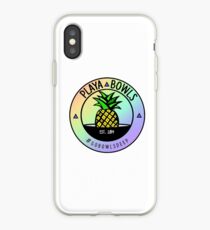 Pastel rainbow playa bowls iPhone Case