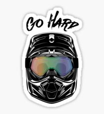Pegatina Casco de motocross dirt moto