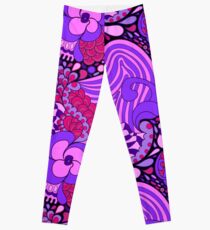 Psychedelisches Muster der Hippies 60s Leggings