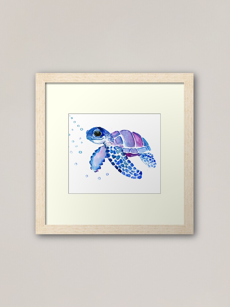 "Sea Turtle" Framed Art Print by surenart Redbubble
