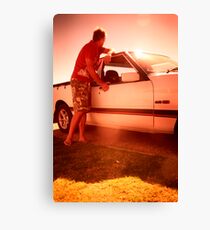 Australiana: Man's Best Friend Canvas Print