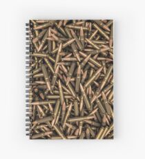 Rifle bullets Spiral Notebook