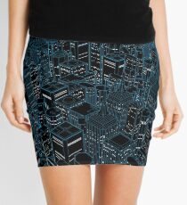 Night light city Mini Skirt