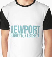 newport blue graphic tees