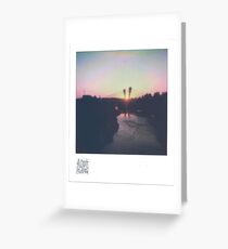 dull sunrise snapshot Greeting Card