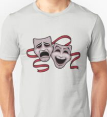 Komödie und Tragödie Theater Masken Unisex T-Shirt