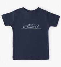 Koenigsegg Agera - Einzellinie Kinder T-Shirt