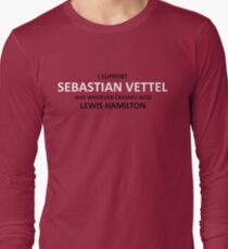 I SUPPORT SEB VETTEL Long Sleeve T-Shirt