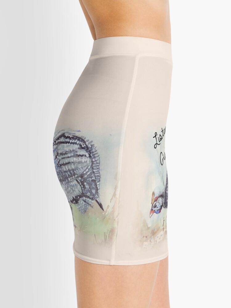 Alternate view of Listen to the Guinea Fowl Mini Skirt