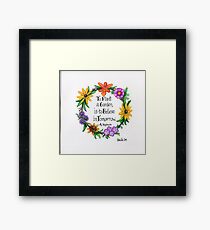 Believe in Tomorrow Framed Print