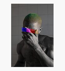 Monochrome Frank Censored (8K resolution) Photographic Print