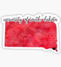 University of South Dakota Sticker