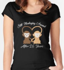 Amazing T-shirt For Couples, Funny 26 Year Wedding Anniversary Gifts For Women/Men Women's Fitted Scoop T-Shirt